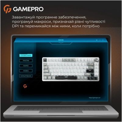 Клавиатура GamePro Genesis Silverlight (MK126) USB UA Grey (MK126)
