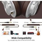 Навушники OneOdio Fusion A70 Bluetooth+3,5мм/6,35мм Silver/Brown (A70 Silver Brown)