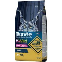 Сухий корм для кішок Monge Cat Bwild Low Grain з м\'ясом зайця 1.5 кг (8009470012003)