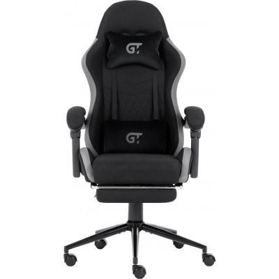 Кресло игровое GT Racer X-2324 Black/Gray (X-2324 Fabric Black/Gray)