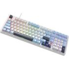 Клавиатура Ajazz AK980 MAX Magnetic Switch USB UA White/Blue (AK980-MAX-M-BWDB)