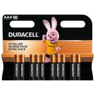 Батарейка Duracell AAA лужні 10 шт. в упаковці (5002509/5006462)