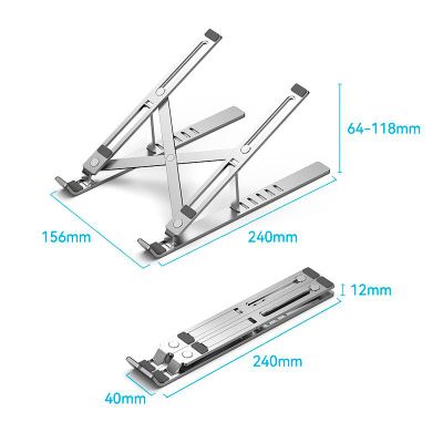 Підставка до ноутбука Vention Laptop X-type Stand Silver Aluminum Alloy (KDMI0)