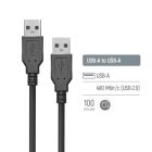 Дата кабель USB 2.0 AM/AM 1.0m black ColorWay (CW-CBUU071-BK)
