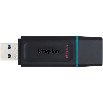USB флеш накопичувач Kingston 2x64GB DT Exodia Black+Blue USB 3.2 (в Блістері 2шт) (DTX/64GB-2P)