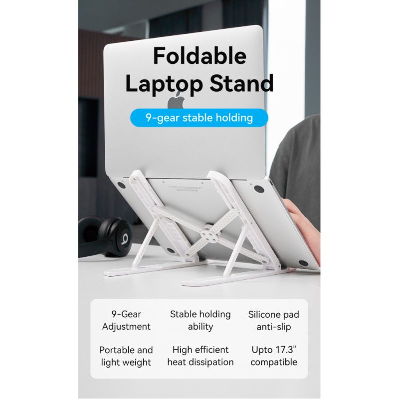 Подставка для ноутбука Vention Laptop X-type Stand White ABS 83-170мм (KDNW0)