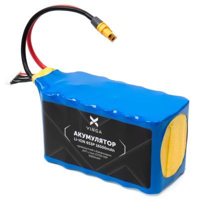 Аккумуляторный блок Vinga Li-ion 6S3P 16500mAh з балансувальним дротом (JHY Li-Ion 21700 5500mAh) (V6S3P-16500MAH)