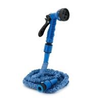 Шланг для поливу Voltronic , 2,5-7.5м/25ft, + розпилювач, насадка на кран, Blue, Box (KY-75B)