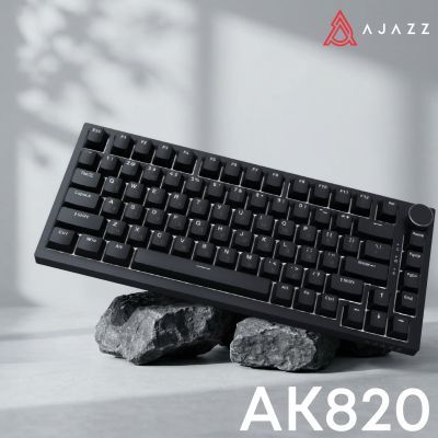 Клавіатура Ajazz AK820 Red Switch USB-C UA Black (AK820-R-B)