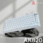Клавиатура Ajazz AK820 Red Switch USB-C UA White (AK820-R-W)