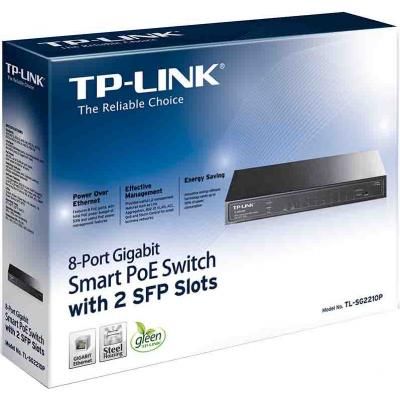 Комутатор мережевий TP-Link (TL-SG2210P)