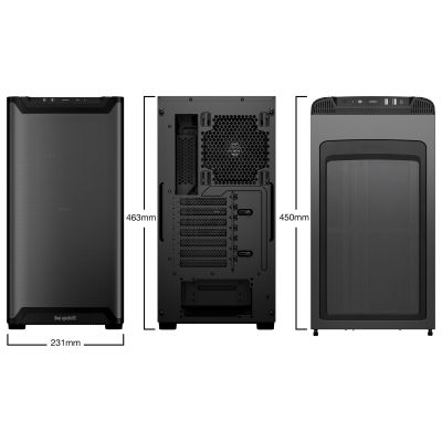 Корпус для ПК Be quiet! PURE BASE 501 Airflow з віконцем,чорний (BGW74)