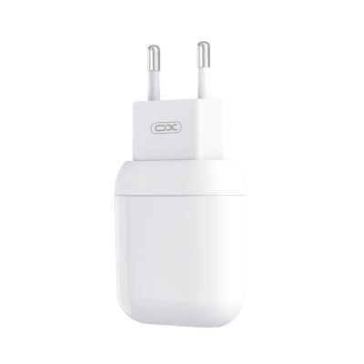Зарядний пристрій XO 2xUSB 2.4A + cable USB to Lightning white (L78-L-WH)