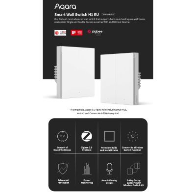 Умный выключатель Aqara H1 (WS-EUK02)