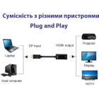Перехідник DisplayPort Male to HDMI 4K Ultra HD Female ST-Lab (U-996-4K)