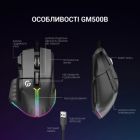 Мишка GamePro (GM500B) RGB USB Black (GM500B)