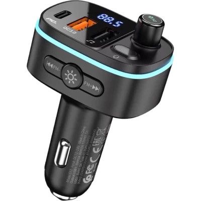 FM модулятор HOCO (E62, Black, Box)