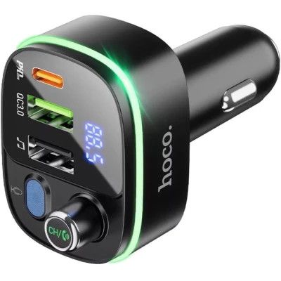 FM модулятор HOCO (E62, Black, Box)