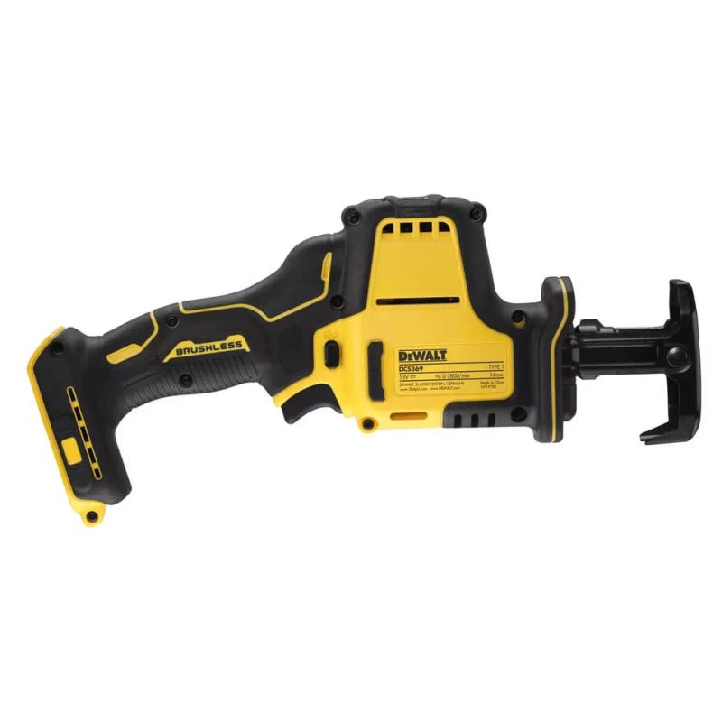 Сабельная пила DeWALT 18В XR Li-lon, 0 - 2800 ход/мин, 1.43 кг (без АКБ и ЗУ) (DCS369N)
