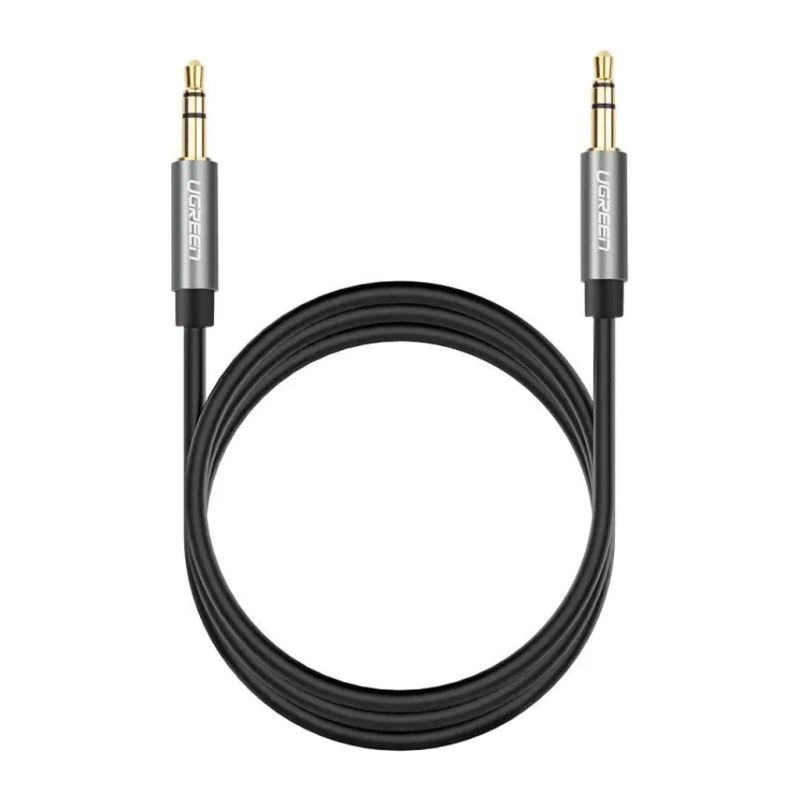 Кабель мультимедійний 3.5mm M to 3.5mm M 1.5m AV119 black Ugreen (10734)