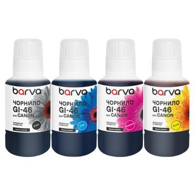 Чернила Barva Canon GI-46 SET 4x135 мл, OneKey, pigment (CGI46-135-MP)