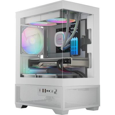 Корпус для ПК Gamdias AURA GC9M ELITE WH ARGB (4711514503142)