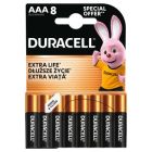 Батарейка Duracell AAA лужні 8 шт. в упаковці (5000394203341 / 81480364)
