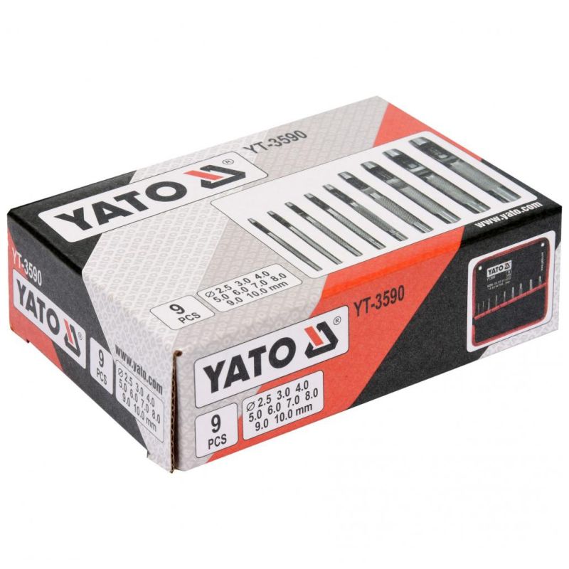 Пробойник Yato набор 9 шт (YT-3590)