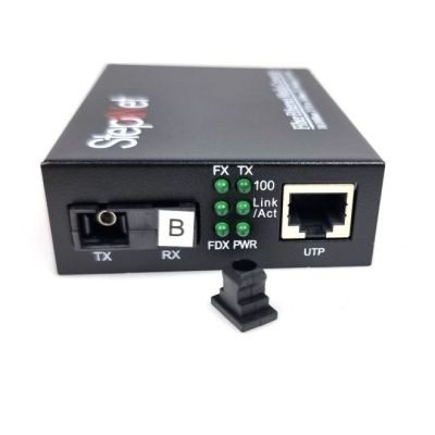 Медиаконвертер 10/100Base-TX to 100Base-FX, SM, 1310nm, SC/PC, 20км Step4Net (MC-R-0,1-1SM-1310nm-20-LFP)
