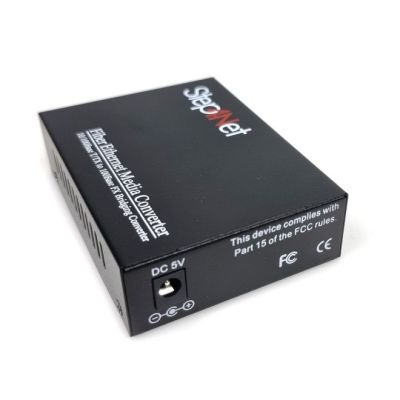 Медиаконвертер 10/100Base-TX to 100Base-FX, SM, 1310nm, SC/PC, 20км Step4Net (MC-R-0,1-1SM-1310nm-20-LFP)