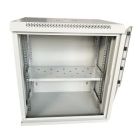 Шкаф настенный GEAR 12U 19" 600x450x650 мм, + полка 19", grey (GWMSN-12U-600-450G)