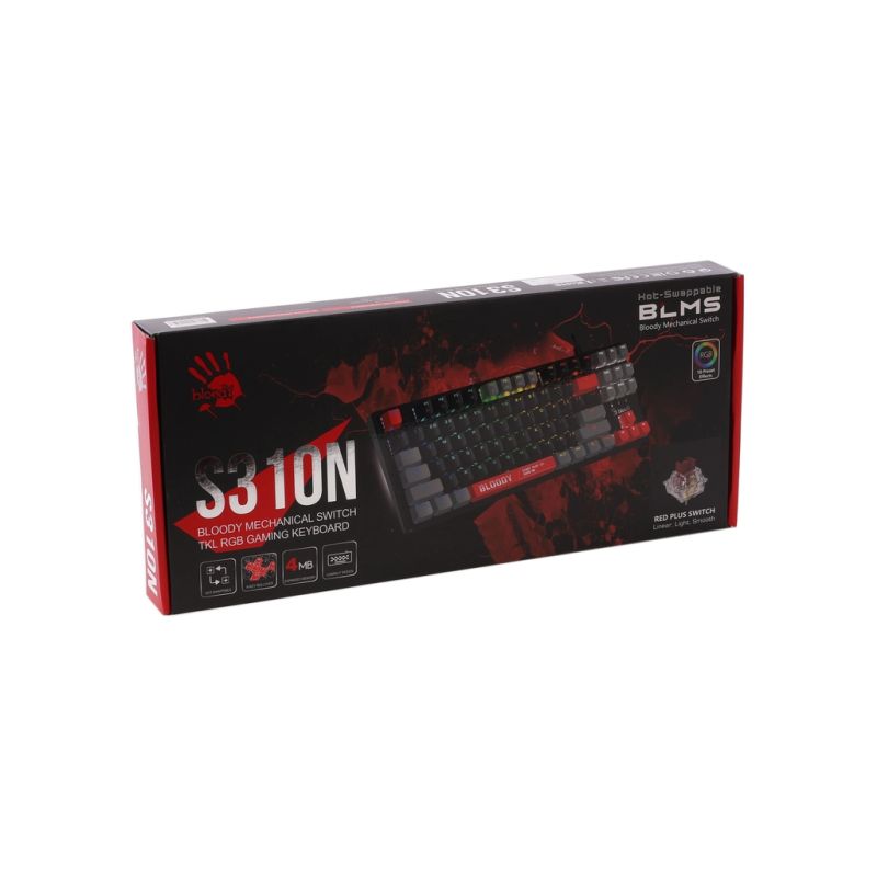 Клавиатура A4Tech Bloody S310N USB Energy Red (4711421000598)