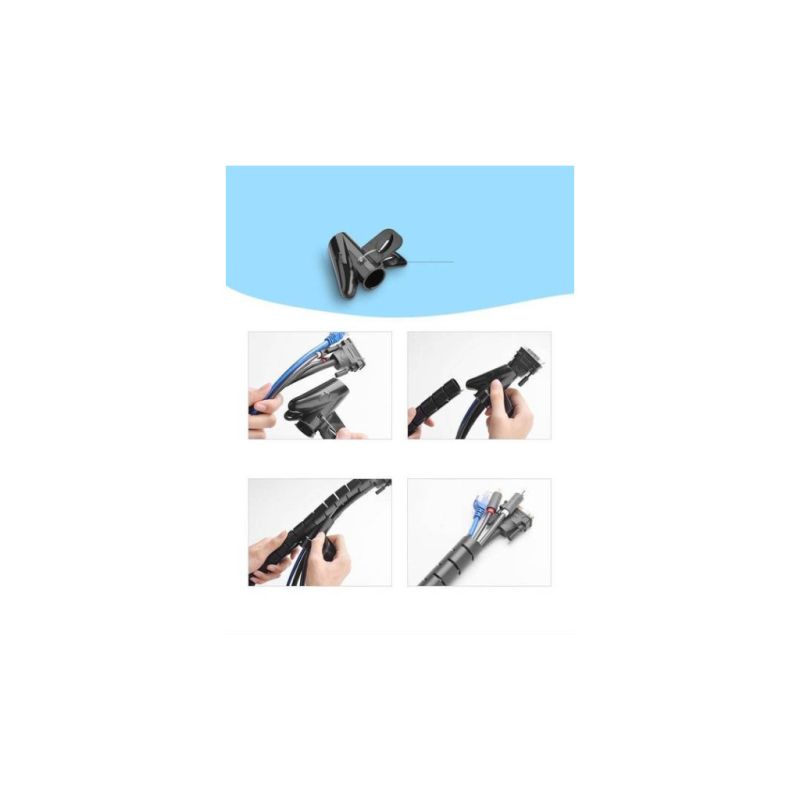 Органайзер для проводов Ugreen LP121 Protection Tube DIA 25mm 5m Black (30820)