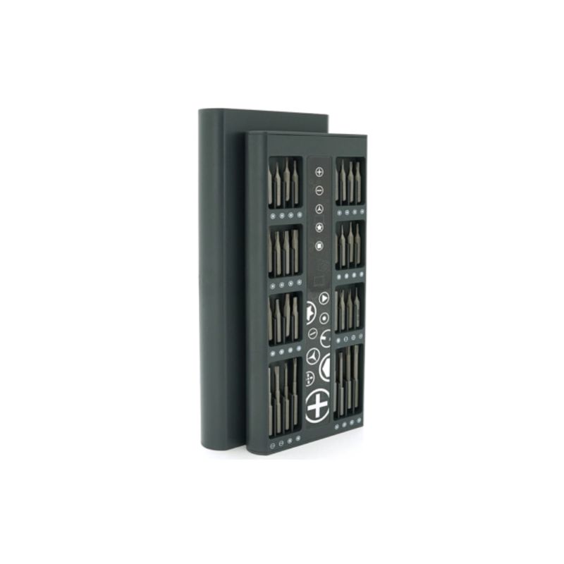 Викрутка акумуляторна Voltronic 66 в 1, тримач 180мм, біти T3, магнітні, алюміній, Box (YT-66-1-T3)