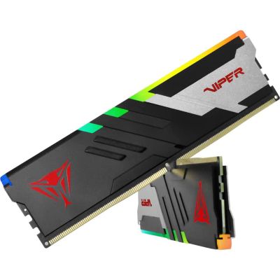 Модуль пам\'яті для комп\'ютера DDR5 32GB (2x16GB) 7000 MHz Viper Venom RGB Patriot (PVVR532G700C32K)