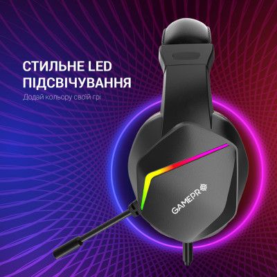 Навушники GamePro (HS311) RGB Black/Red (HS311)
