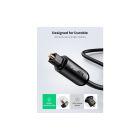 Кабель мультимедийный Optical Toslink 1.0m AV122 black Ugreen (70890)