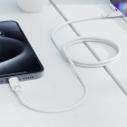Дата кабель USB-C to USB-C 1.2m 3A white Acefast (6974316284253)