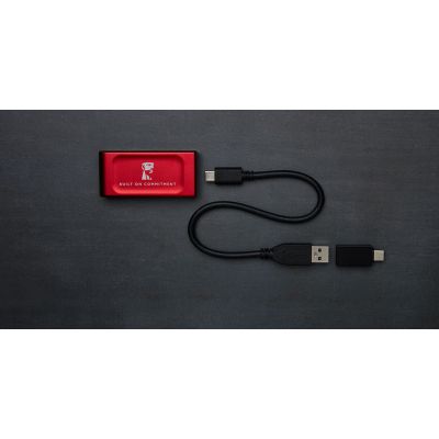 Накопичувач SSD USB Type-C 2TB XS1000 Kingston (SXS1000R/2000GA)