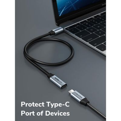 Дата кабель USB-C M/F 0.5m 5Gbps 60W 4K60Hz Cabletime (CA913664)