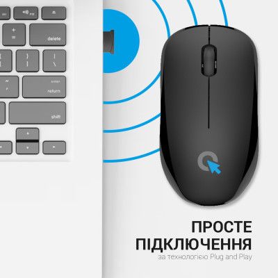Мишка OfficePro (M183) Wireless Black (M183)