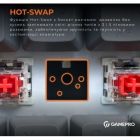 Клавиатура GamePro (MK130G Pro) Outemu Red Switch Hot-Swap 60 RGB USB/Wireless/Bluetooth Black (MK130G Pro)