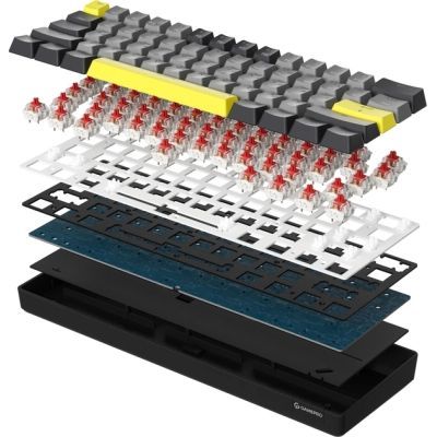 Клавиатура GamePro (MK130G Pro) Outemu Red Switch Hot-Swap 60 RGB USB/Wireless/Bluetooth Black (MK130G Pro)