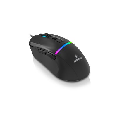 Мишка REAL-EL RM-530 USB Black (EL123200053)