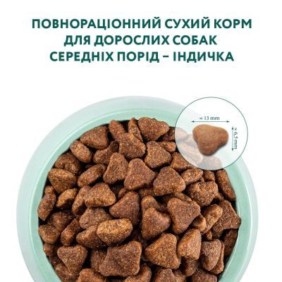Сухой корм для собак Optimeal для середніх порід зі смаком індички 12 кг (4820083905506)