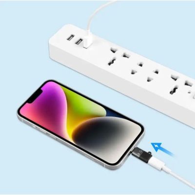 Перехідник USB-C F to Lightning M charger-audio XoKo (AC-029)