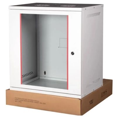 Шафа настінна Hypernet 12U 19" 542x400 розбірна Security Box (SB-40-12U-FLAT)
