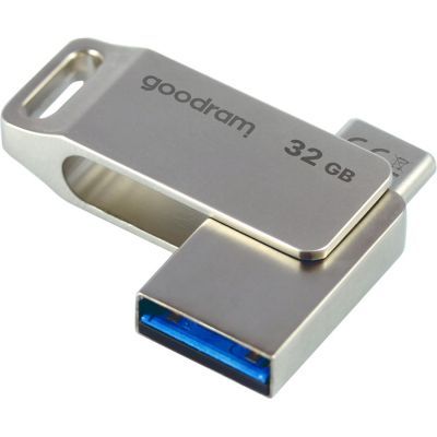 USB флеш накопитель Goodram 32GB ODA3 Silver USB 3.0 / Type-C (ODA3-0320S0R11)