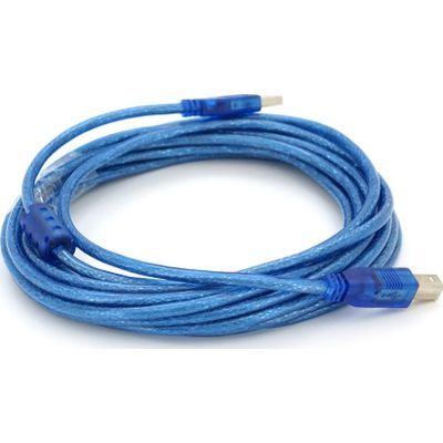 Кабель для принтера USB 2.0 AM/BM 5.0m ferrite blue Ritar (YT-AM/BM-5.0TBL)
