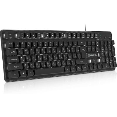 Клавиатура REAL-EL RK-7015 USB Black (EL123100049)